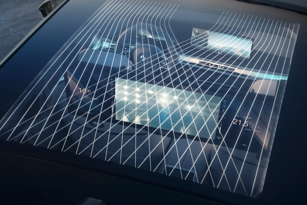 Tableau de bord BMW i7 avec BMW Curved Display