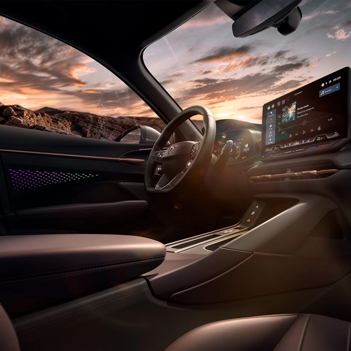 Vue Cupra Terramar hybride rechargeable intérieur