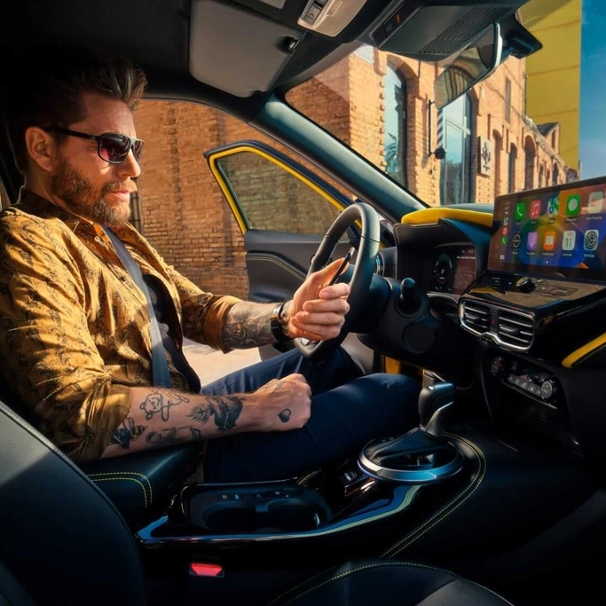 Tableau de bord technologique du Nissan Juke